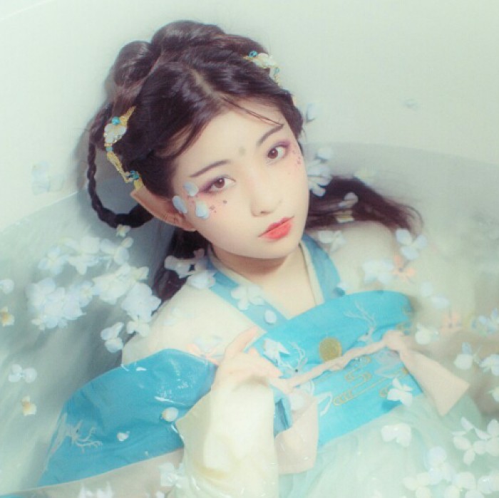 花容月貌古風(fēng)女子頭像，秀雅家佳樂文學(xué)qq頭像