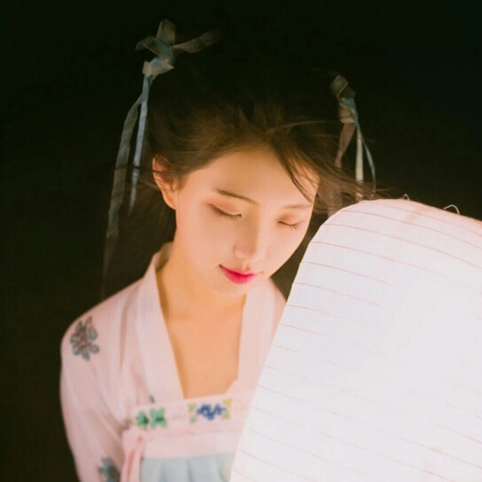 花容月貌古風(fēng)女子頭像，秀雅家佳樂文學(xué)qq頭像