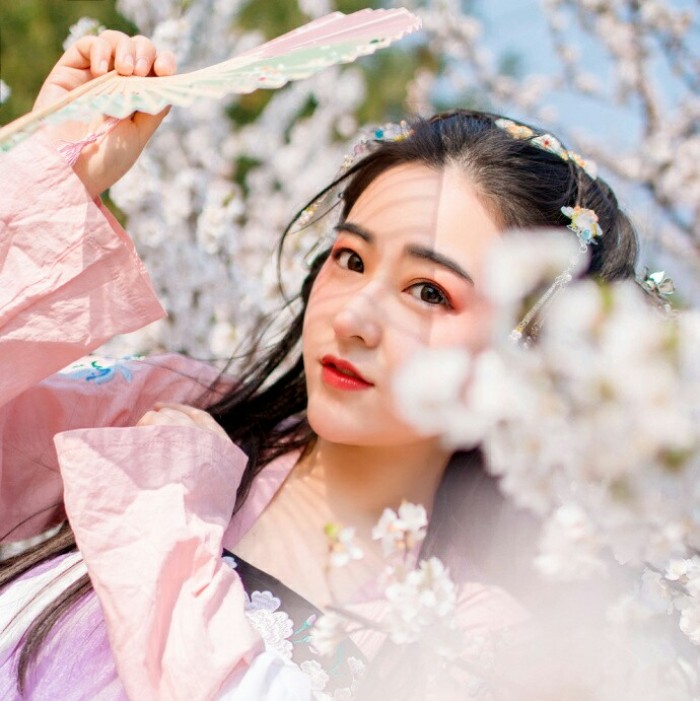 粉妝玉琢的女子古風(fēng)頭像，家佳樂文學(xué)女生頭像