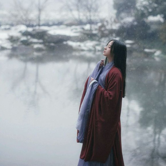 溫柔可人古風(fēng)漢服女子頭像，端莊秀麗女生頭像