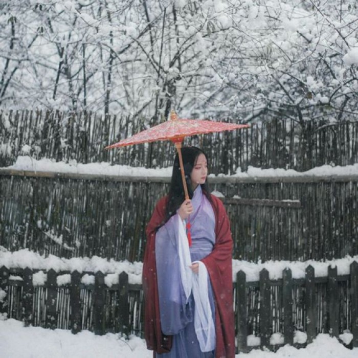 溫柔可人古風(fēng)漢服女子頭像，端莊秀麗女生頭像