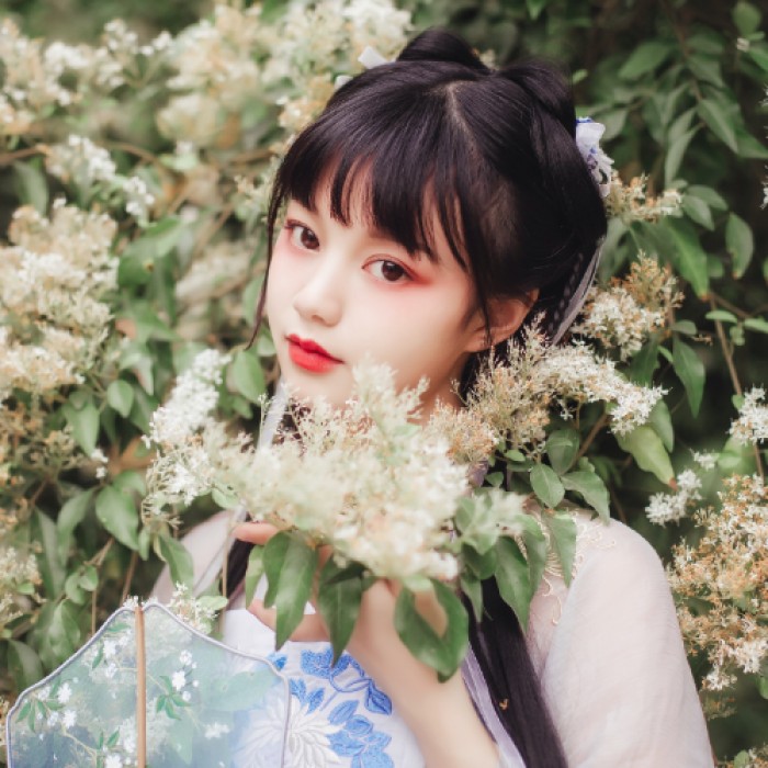 古裝水靈清秀女生頭像，唯美古風頭像