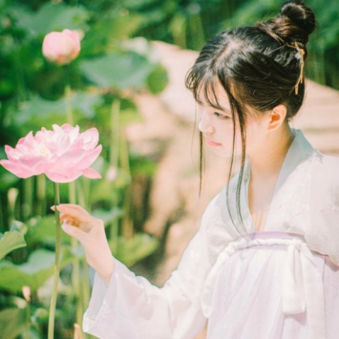 古裝水靈清秀女生頭像，唯美古風頭像