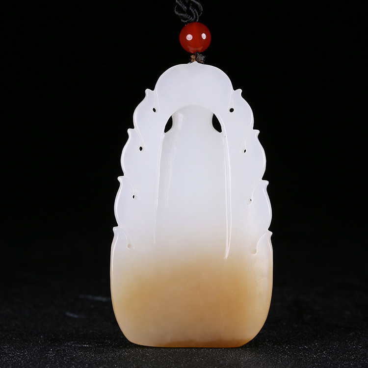 夫妻和田玉掛墜，玉佛觀音彌勒佛項(xiàng)鏈
