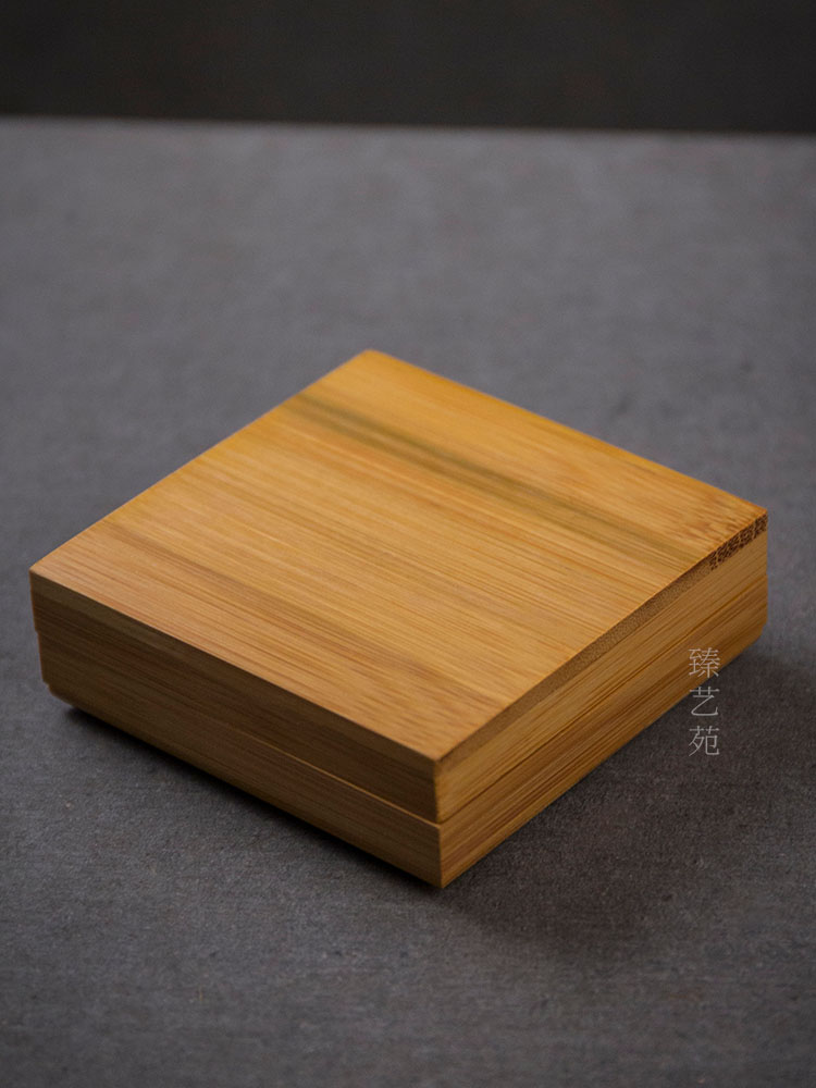 楠竹制鏤空花紋盤香爐，中式香薰竹香爐