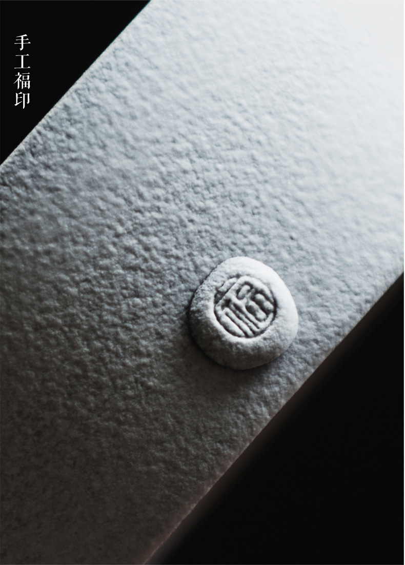 火山石小壺承天然巖石圓形茶托盤，陶瓷茶承儲