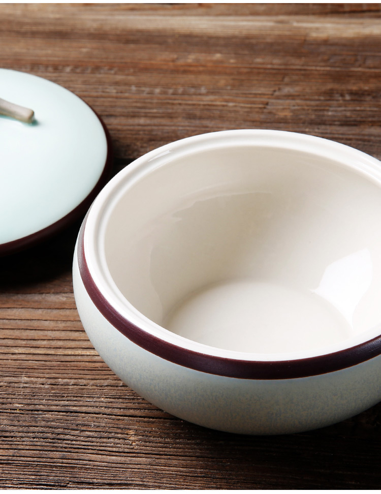 中式古典陶瓷禮盒茶葉罐，普洱醒茶葉包裝密封