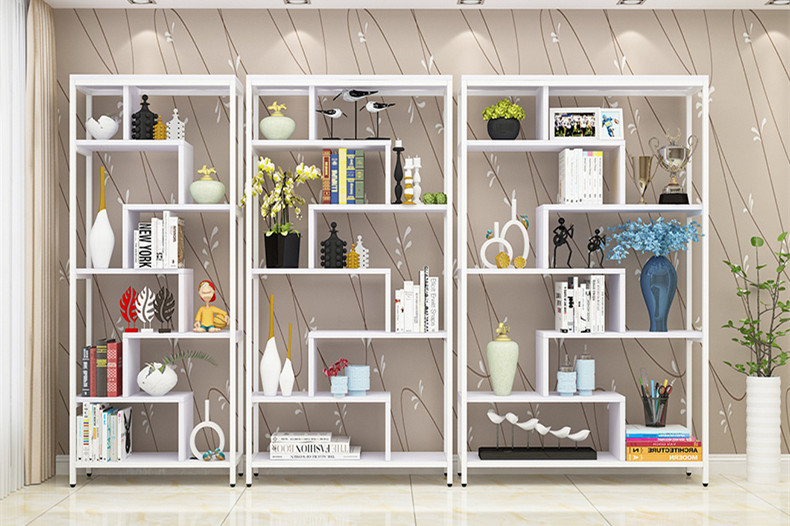 簡(jiǎn)約中式博古架隔斷多寶閣，古董架書架奇石架