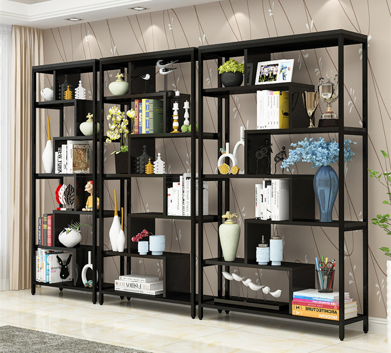 簡(jiǎn)約中式博古架隔斷多寶閣，古董架書架奇石架
