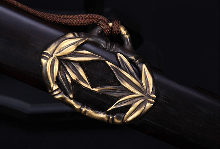 正宗寶劍銅裝乾隆佩劍，花紋鋼君子寶劍