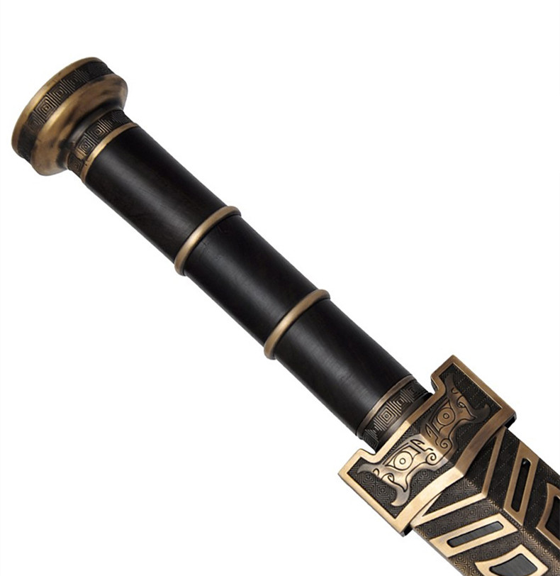 八面漢劍花紋鋼長劍，如意刀劍兵器