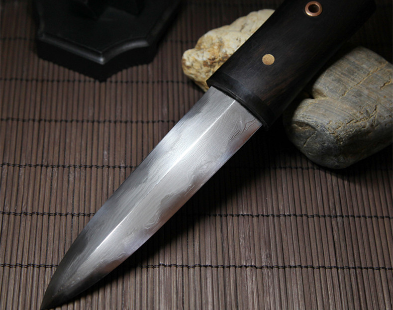 隱劍簡約短劍手工漢劍，短小易帶紫檀劍鞘