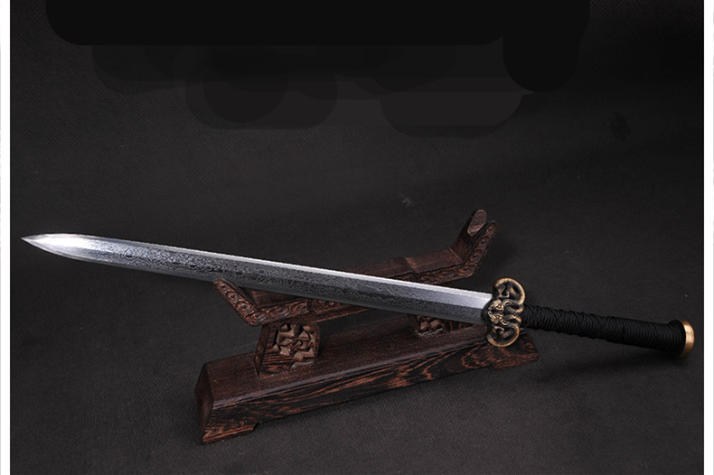 櫑具劍八面漢劍花紋鋼長款，蓬勃生機(jī)有力量