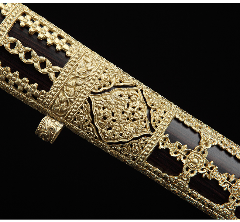 明朝御制大永樂劍，手工寶劍花紋鋼劍