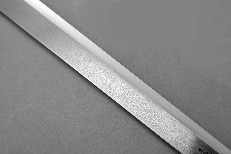 唐劍霜明燒刃長刀一體長劍，唐手工兵器刀劍