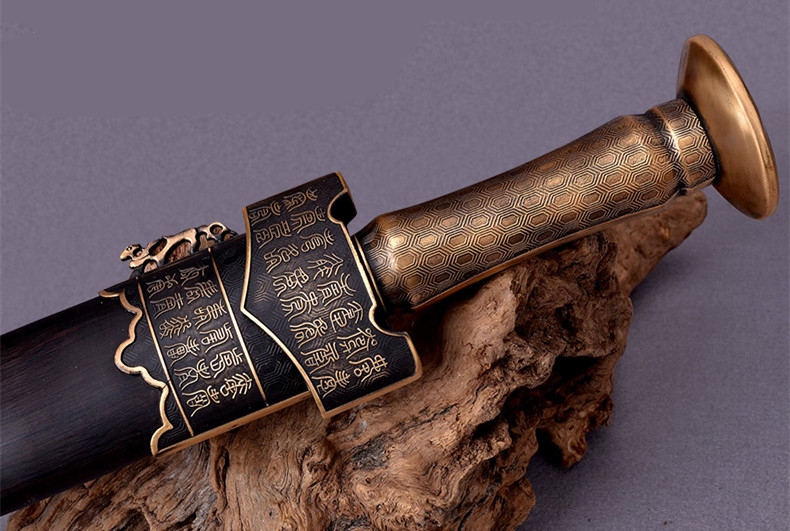 佰壽劍老人祝壽禮品，短劍手工藝術品