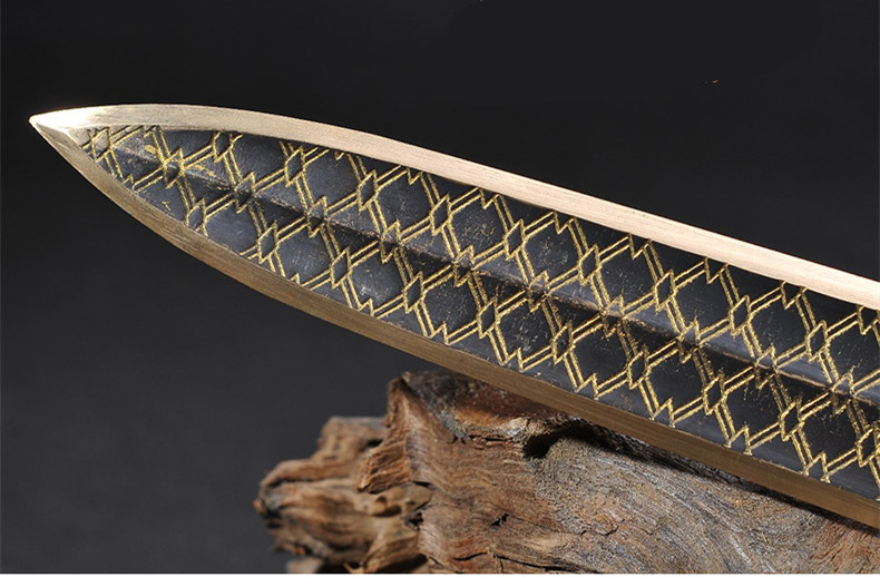 越王勾踐劍青銅劍，仿古兵器寶劍圖片