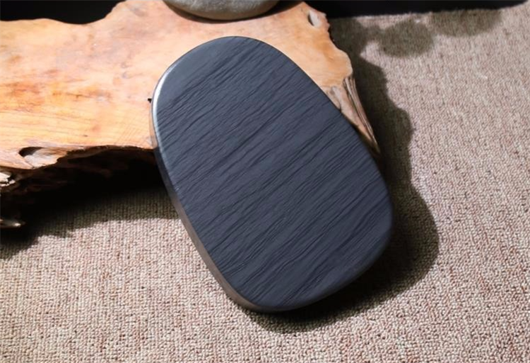 勁松暗香天然原石硯臺，文房四寶精品硯臺