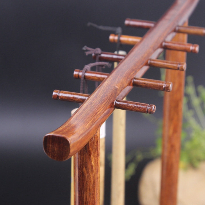 簡約花梨木筆掛筆架，實(shí)木書法用品