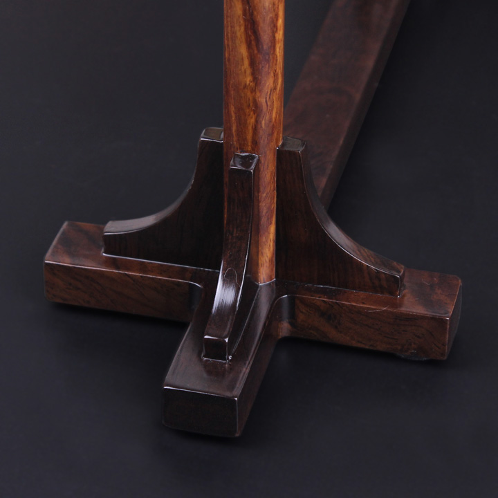 簡約花梨木筆掛筆架，實(shí)木書法用品