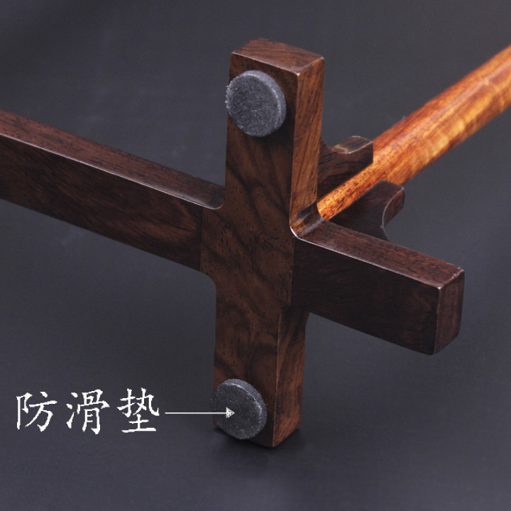 簡約花梨木筆掛筆架，實(shí)木書法用品