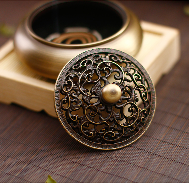 古韻純銅生活家居檀香爐，沉香熏香爐盤香爐。