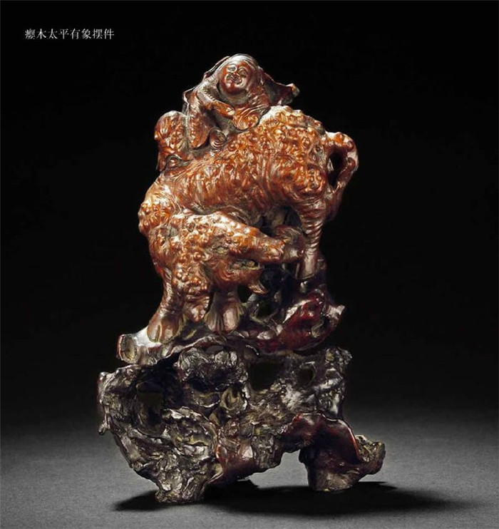 樹(shù)木的病態(tài)美癭木木雕擺件
