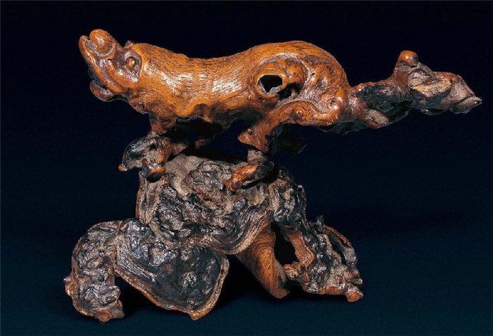 樹(shù)木的病態(tài)美癭木木雕擺件