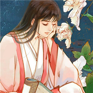 手繪風(fēng)格華貴古風(fēng)女子頭像，動(dòng)漫頭像女生頭像