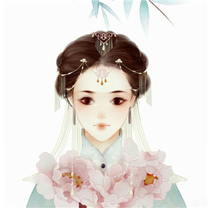 冬日飛雪女子古風(fēng)頭像，好看的動(dòng)漫頭像