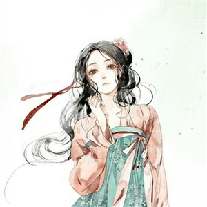 冬日飛雪女子古風(fēng)頭像，好看的動(dòng)漫頭像