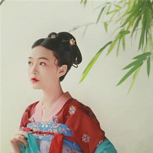 煙雨迷蒙古風女子頭像，漢服真人頭像qq頭頭像