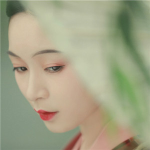煙雨迷蒙古風女子頭像，漢服真人頭像qq頭頭像