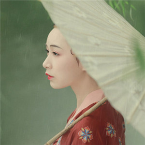 煙雨迷蒙古風女子頭像，漢服真人頭像qq頭頭像