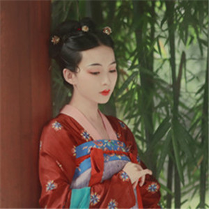 煙雨迷蒙古風女子頭像，漢服真人頭像qq頭頭像