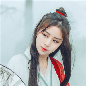 俠骨柔情女子古風(fēng)頭像大全，紅衣似火灼人眼
