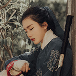 俠風滿溢古風真人頭像，英氣女生頭像