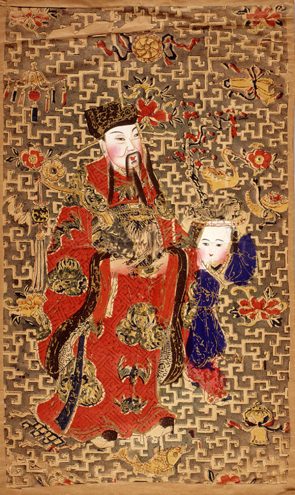 家佳樂文學(xué)傳統(tǒng)精美色彩艷麗的年畫