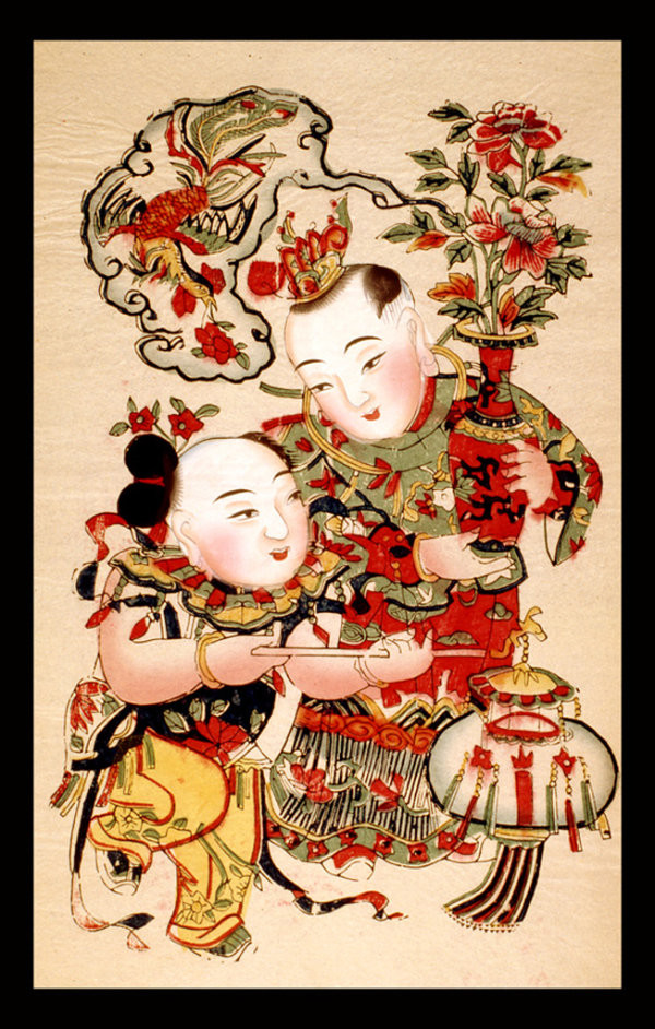 家佳樂文學(xué)傳統(tǒng)精美色彩艷麗的年畫（二）