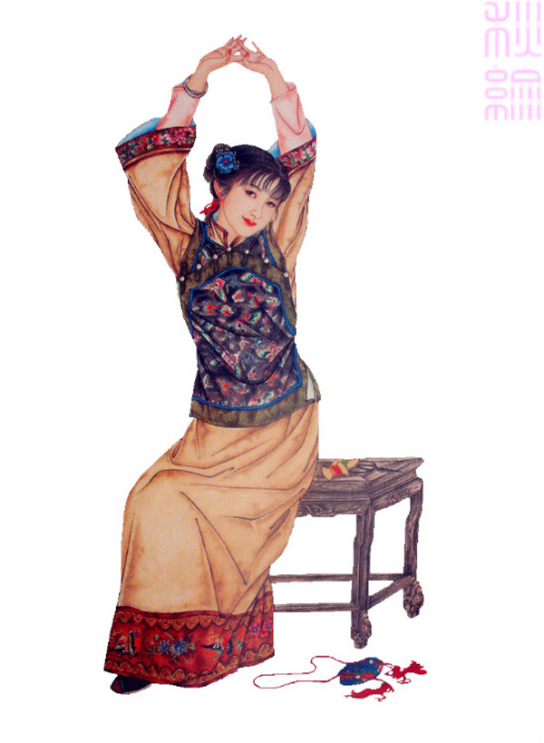 趙成偉《清裝紅樓人物譜》欣賞（二）