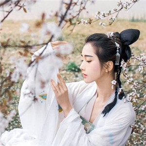 櫻花樹下古風(fēng)女子頭像，真人古風(fēng)頭像大全