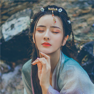 星輝光影漢服古風(fēng)女子頭像，妖媚女生頭像