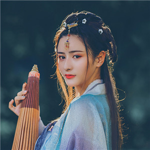 星輝光影漢服古風(fēng)女子頭像，妖媚女生頭像