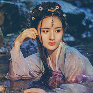 星輝光影漢服古風(fēng)女子頭像，妖媚女生頭像