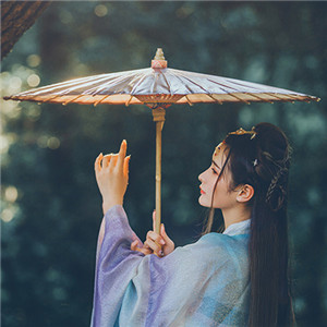 星輝光影漢服古風(fēng)女子頭像，妖媚女生頭像