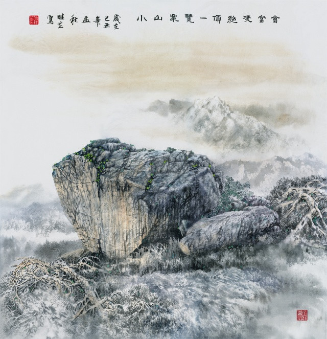 傅畦芷工筆色彩水墨國(guó)畫(huà)欣賞