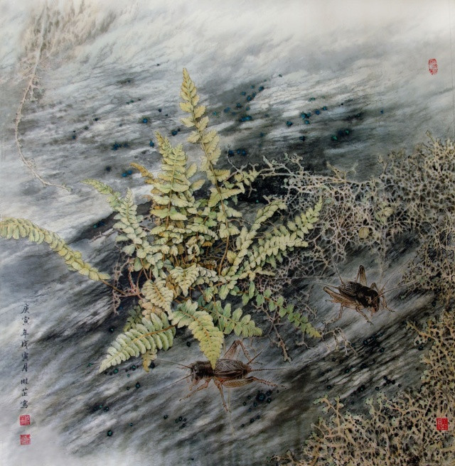 傅畦芷工筆色彩水墨國(guó)畫(huà)欣賞