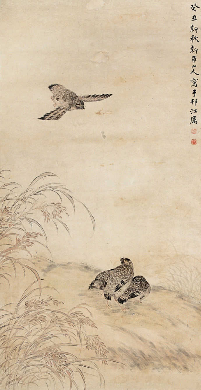 清代畫(huà)家華嵒精美花鳥(niǎo)書(shū)畫(huà)作品欣賞