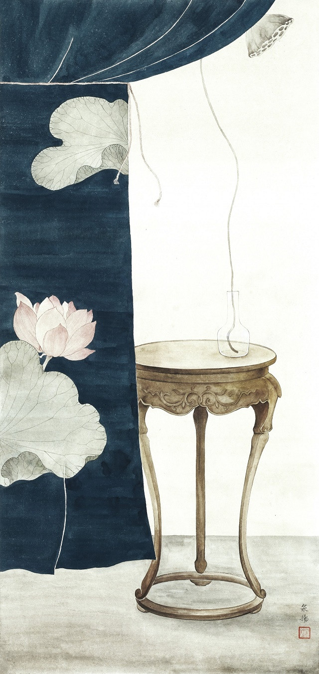 古典清雅宋揚(yáng)國(guó)畫植物家具工筆畫（二）