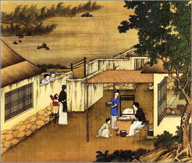 中國24節(jié)氣古畫圖，超美國畫插畫欣賞